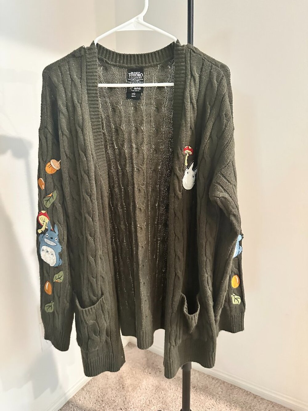 My Neighbor Totoro Cardigan Sweater Size Med